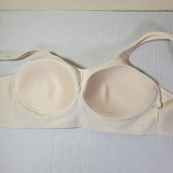 Truekind Beige Daily Comfort Wirefree Shaper Bra #10022 Size M - Picture 3 of 4